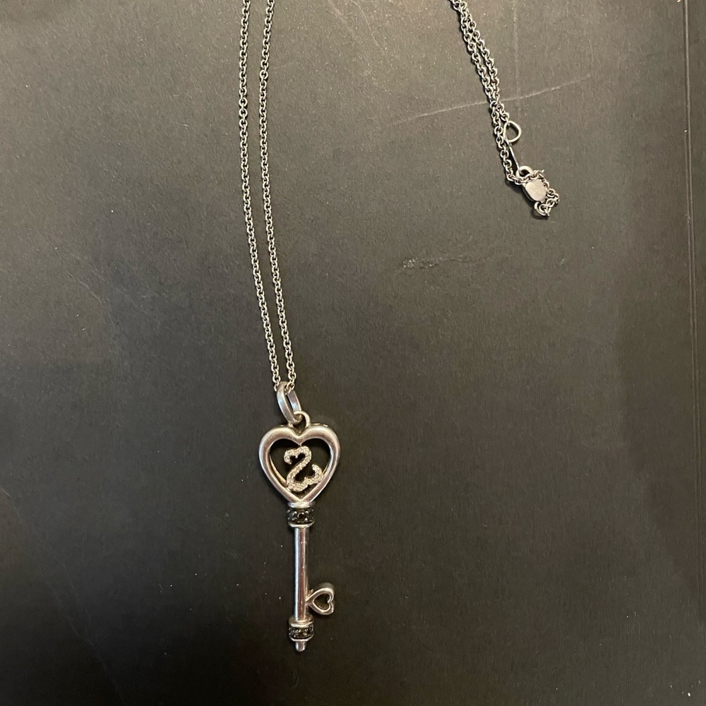 Jane Seymour Open Hearts Collection - Key Necklace. 18 inch chain.